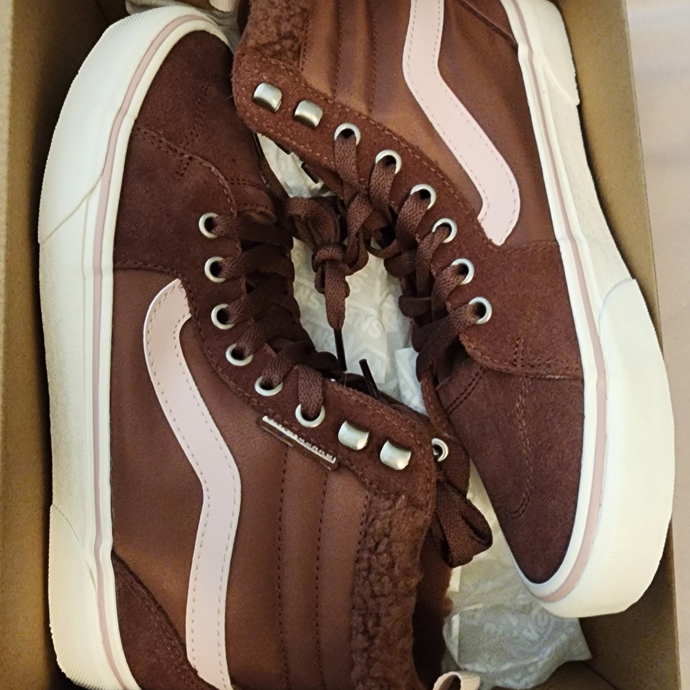 Vans Filmore Hi Vansguard Root Beer with Cream Side Stripe
